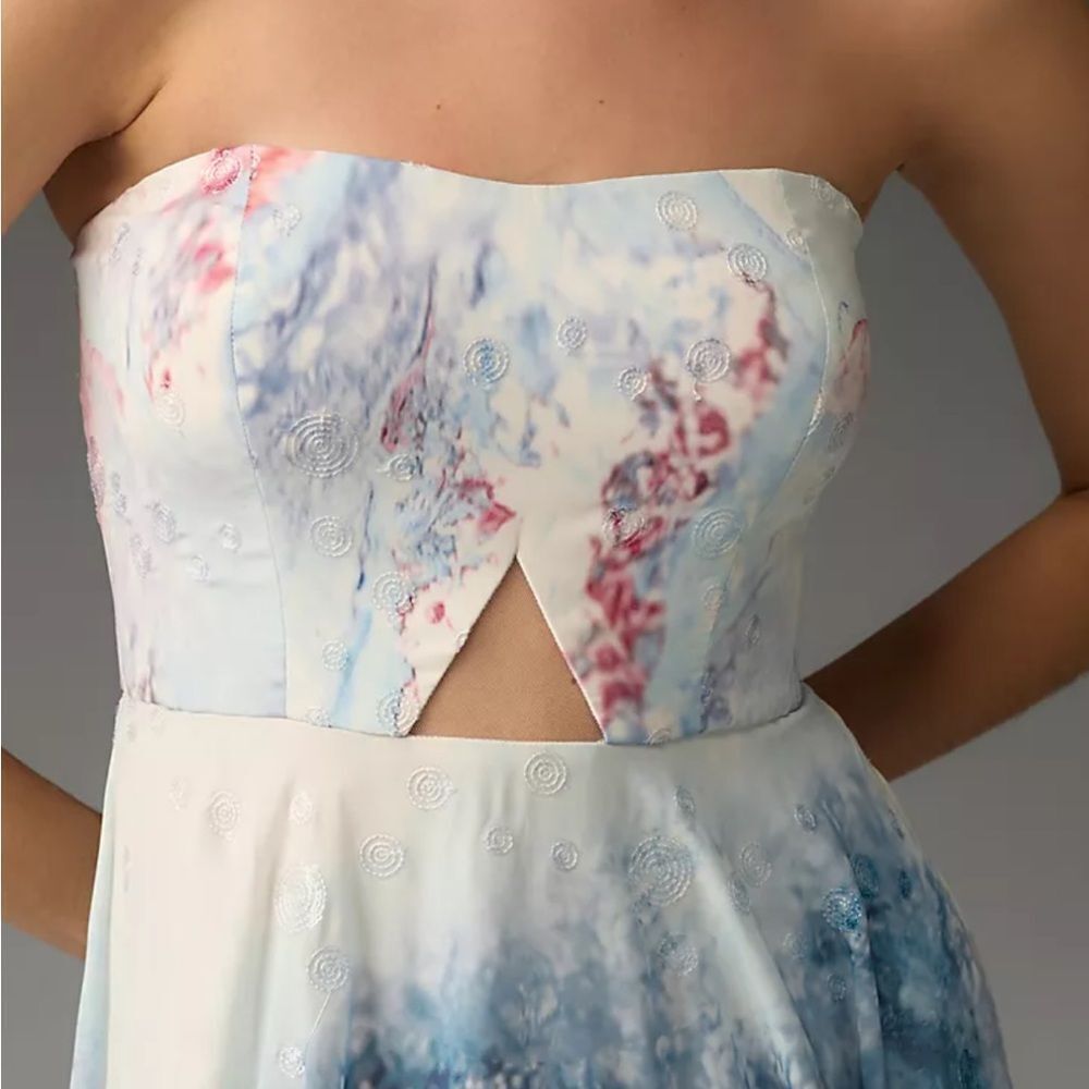 Anthropologie Geisha Designs Strapless Cutout Maxi Dress - Picture 5 of 10